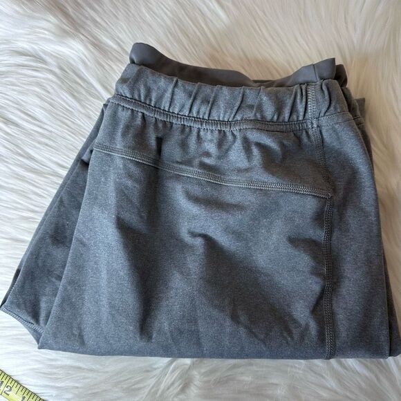Lululemon Men's On The Mat Pull On Drawstring Active Pants Heathered Slate Gray - Picture 9 of 10